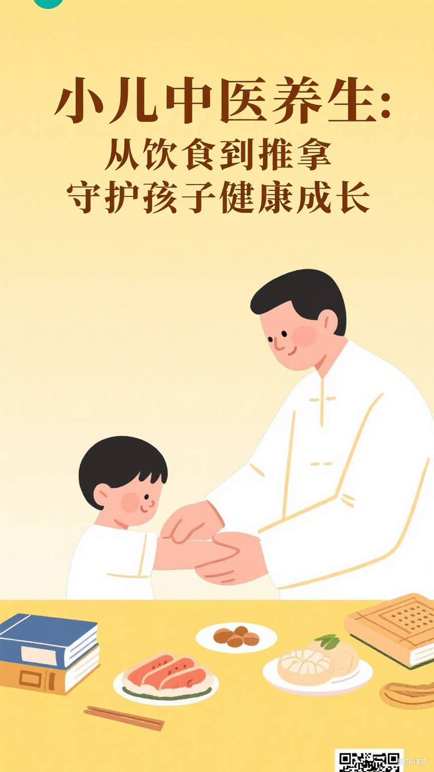 小儿中医养生：从饮食到推拿，守护孩子健康成长​