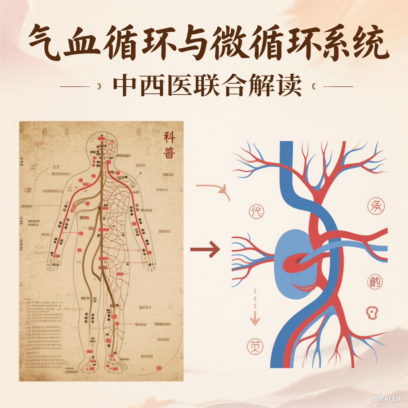 气血循环与微循环系统的中西医联合解读