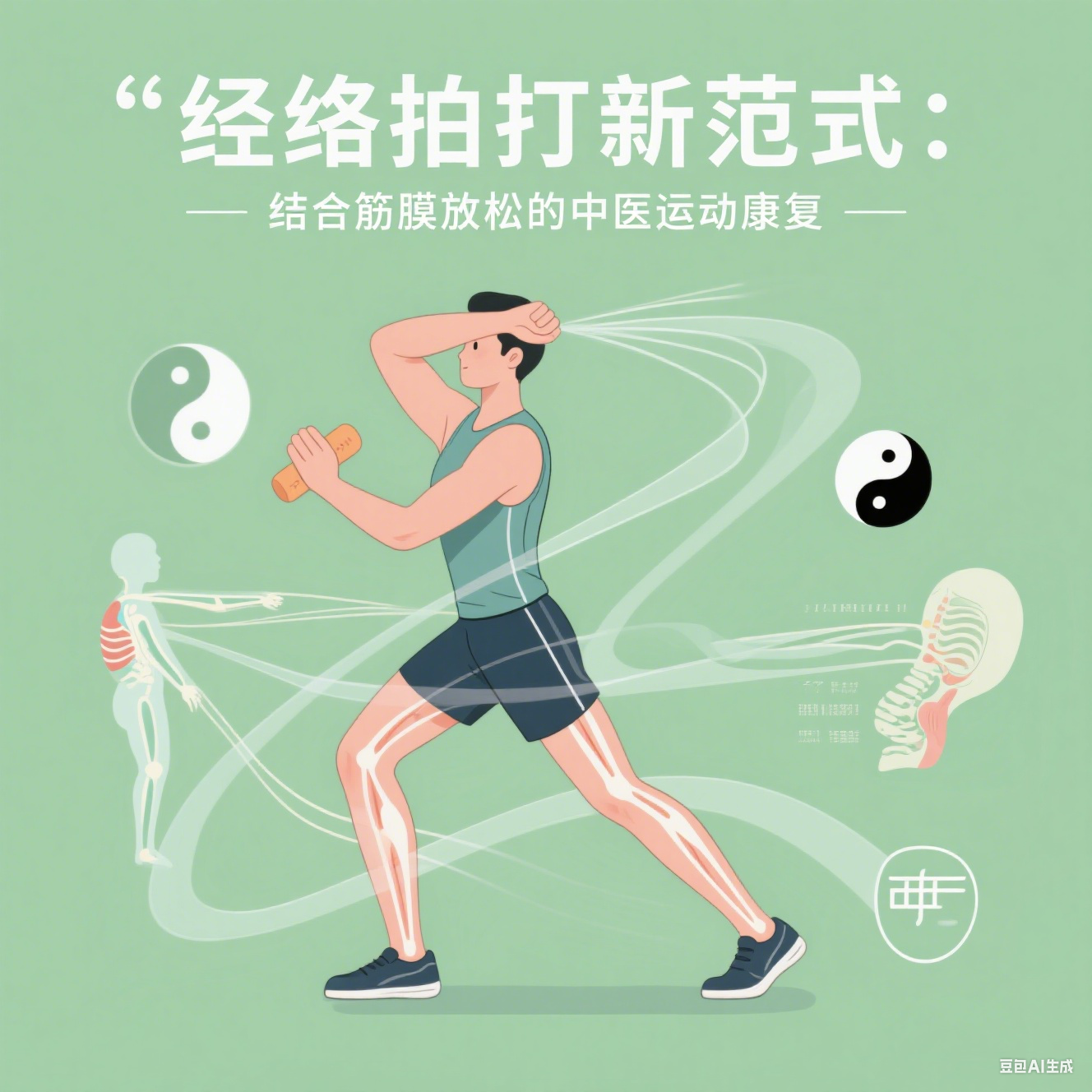 经络拍打新范式：结合筋膜放松的中医运动康复