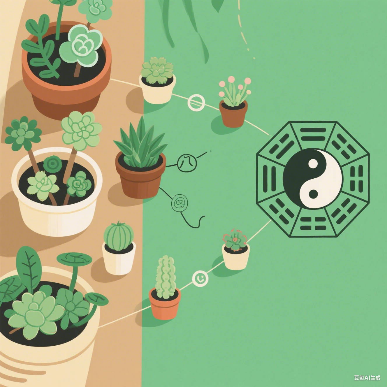 多肉植物养护与中医五行理论的相通之道探索