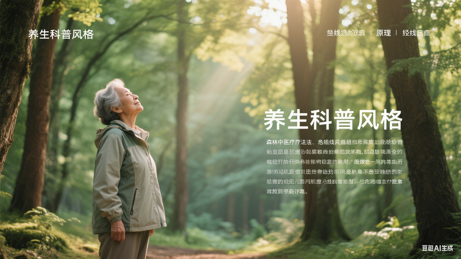 森林中医疗法：负氧离子与经络共振术