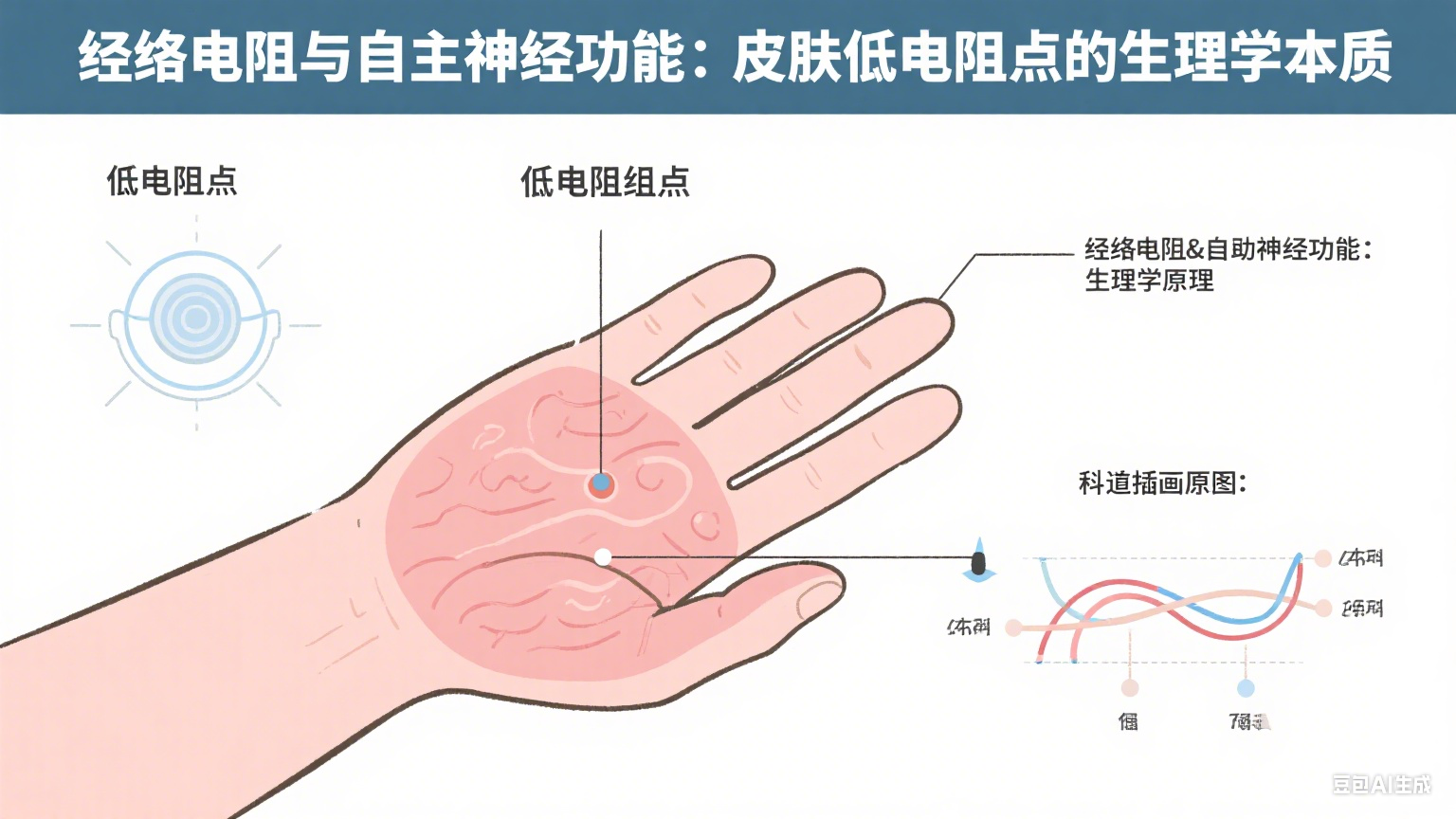 经络电阻与自主神经功能：皮肤低电阻点的生理学本质
