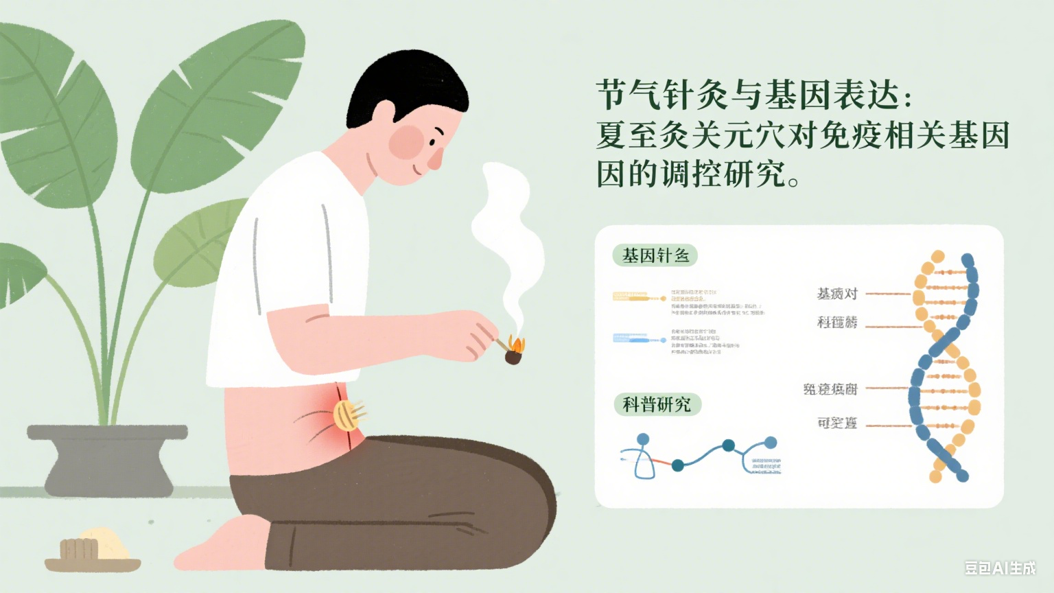 节气针灸与基因表达：夏至灸关元穴对免疫相关基因的调控研究