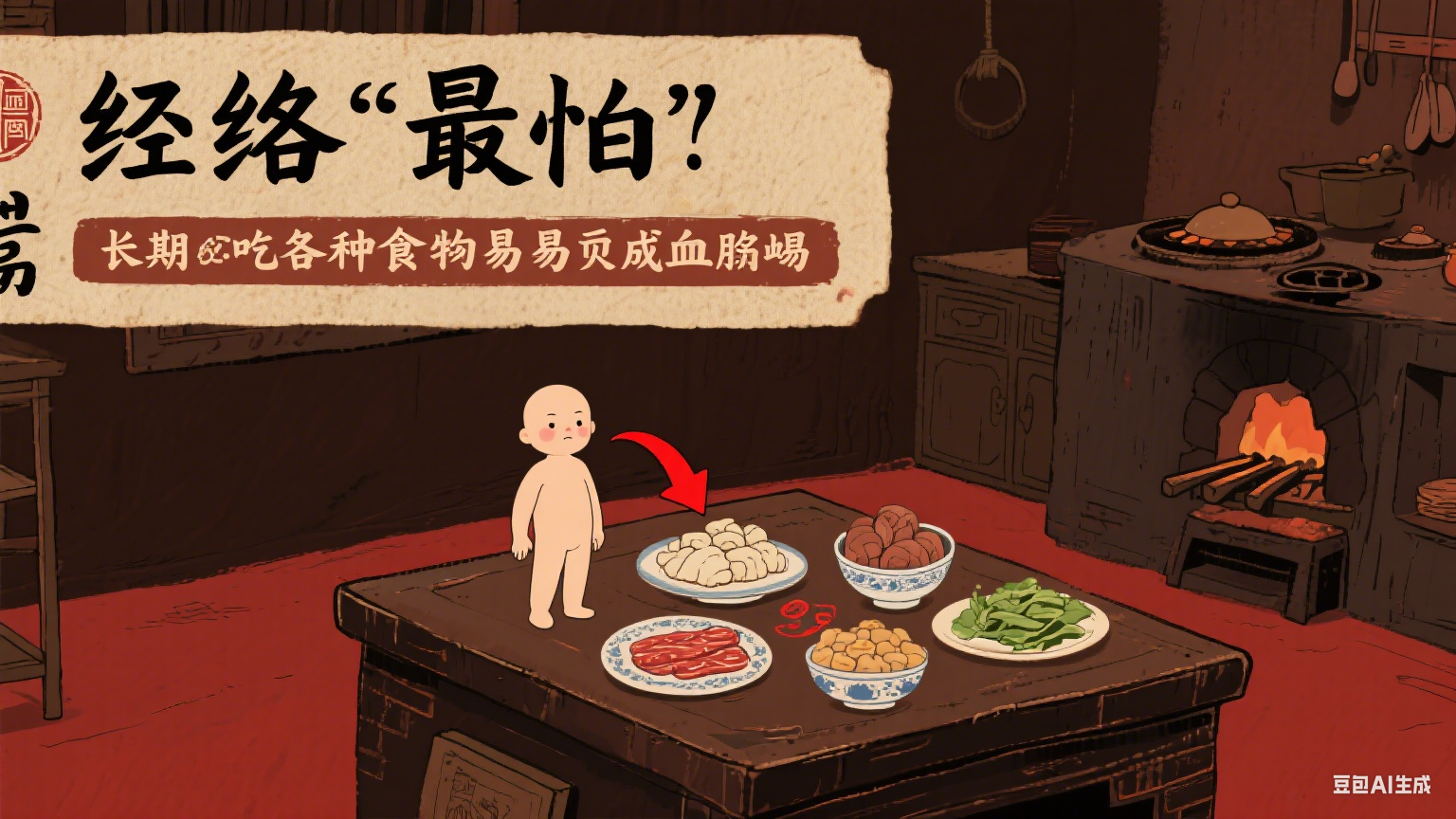 经络 “最怕” 的 5 类食物：长期吃这些，容易造成气血淤堵