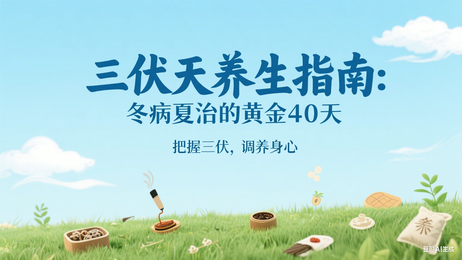 三伏天养生指南：冬病夏治的黄金40天