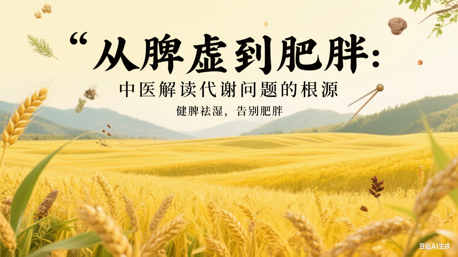 从脾虚到肥胖：中医解读代谢问题的根源
