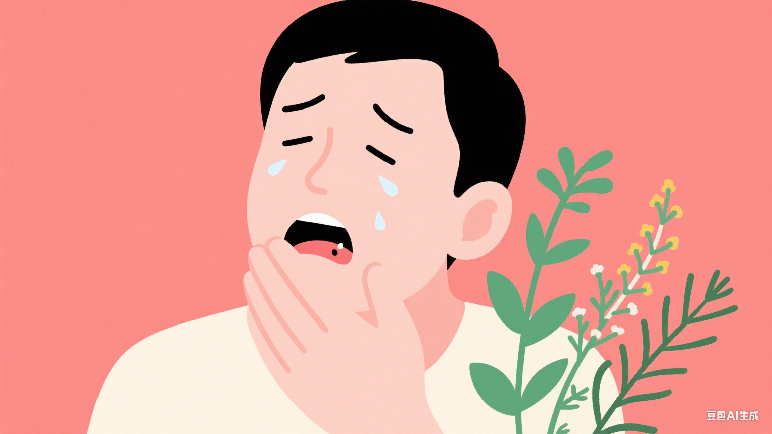 反复口腔溃疡：中医教你辨“火”在哪条经