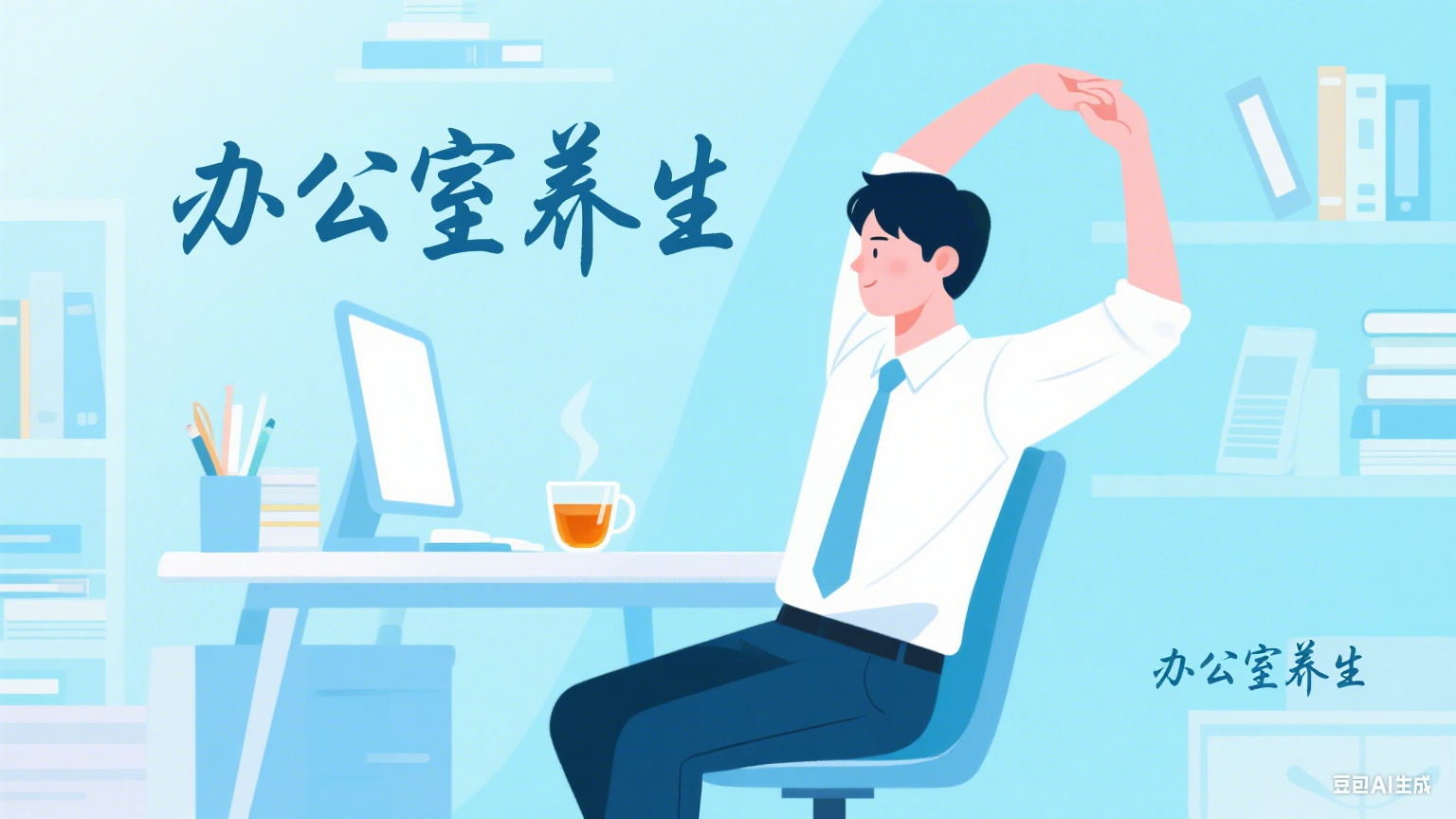 办公室族的中医养生：久坐不动的健康智慧