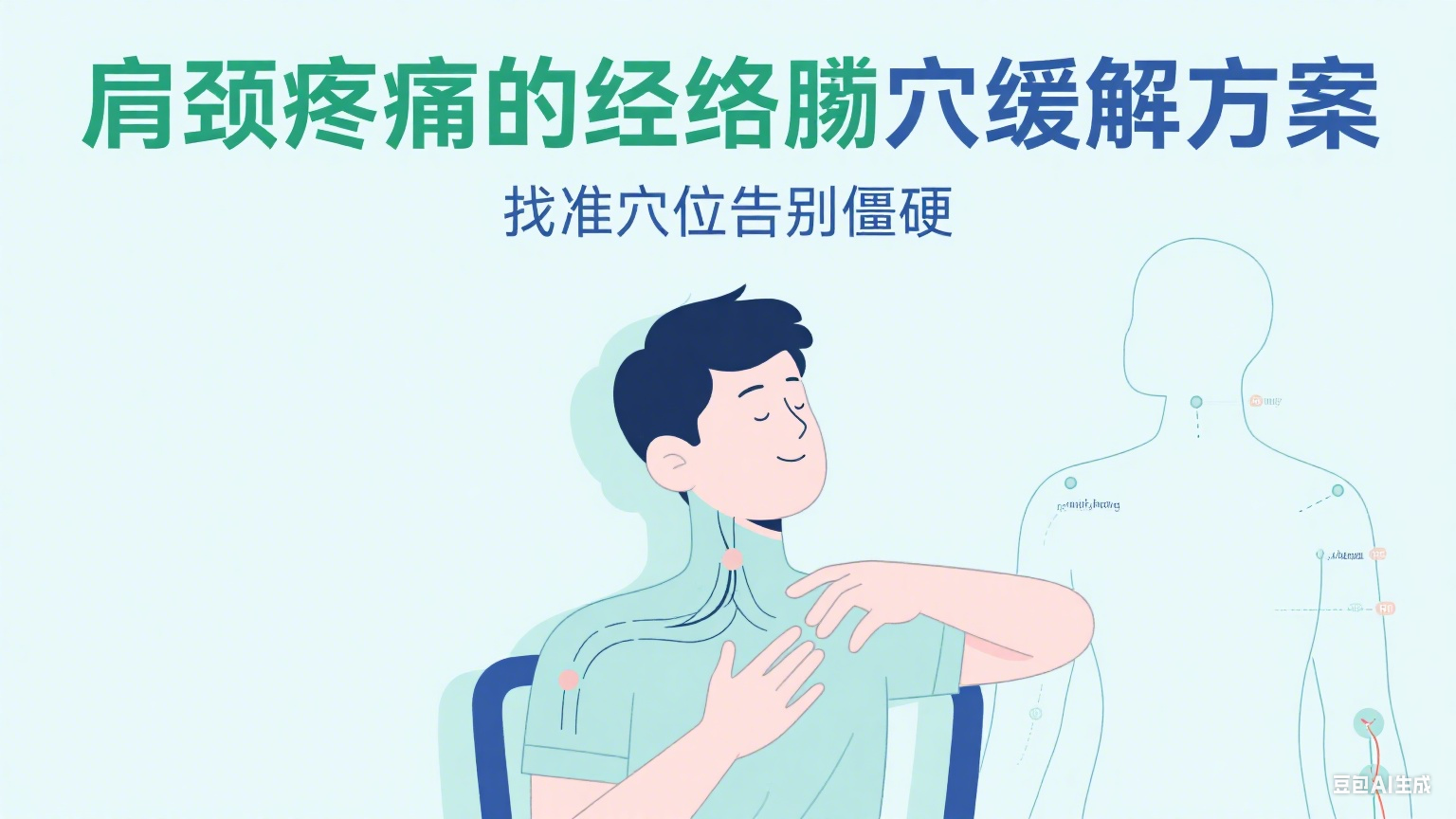 肩颈疼痛的经络腧穴缓解方案：找准穴位告别僵硬