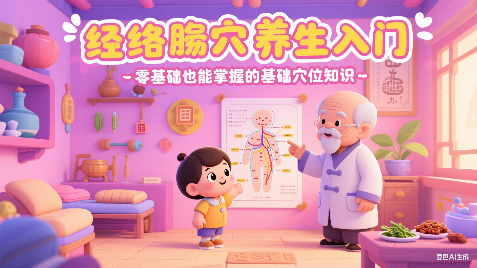 经络腧穴养生入门：零基础也能掌握的基础穴位知识 