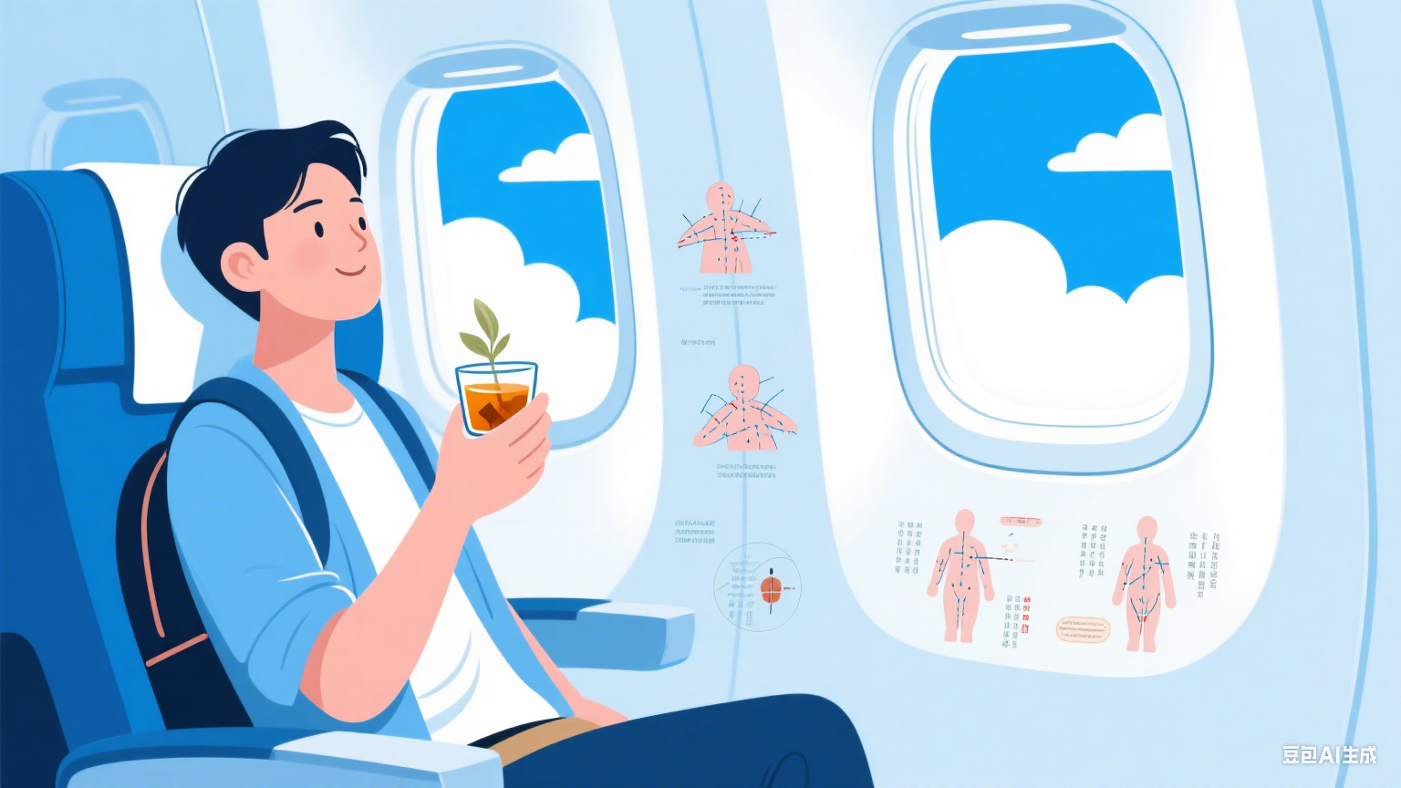 中医养生在长途旅行中的应用：缓解疲劳，调整时差